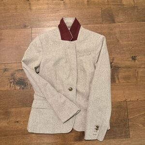 Banana Republic Factory Blazer with Burgundy Accent